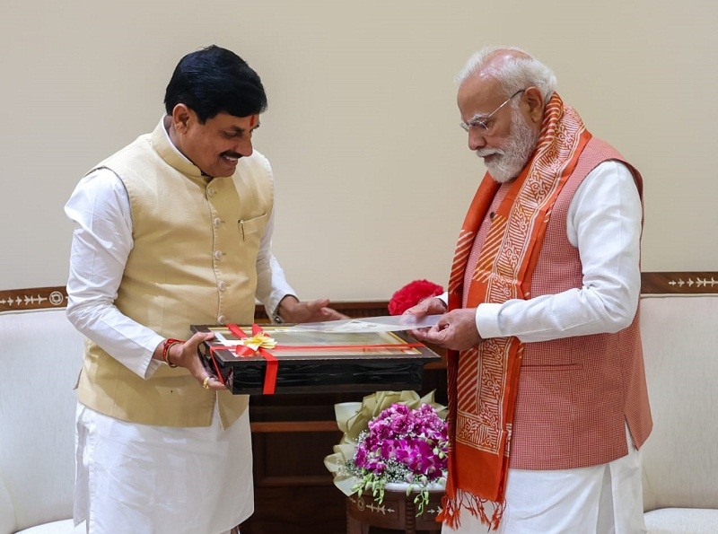 प्रधानमंत्री मोदी से मिले मप्र के मुख्यमंत्री प्रधानमंत्री मोदी से मिले मप्र के मुख्यमंत्री