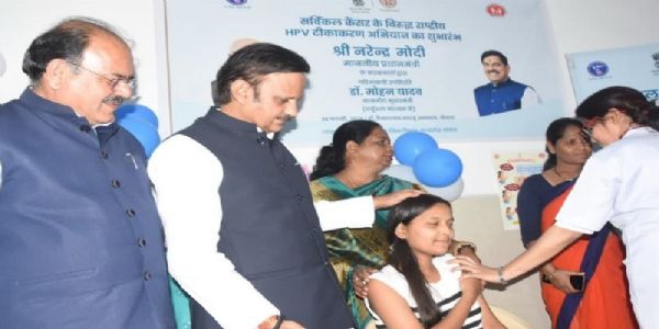 मप्र में एचपीवी टीकाकरण अभियान (फाइल फोटो)