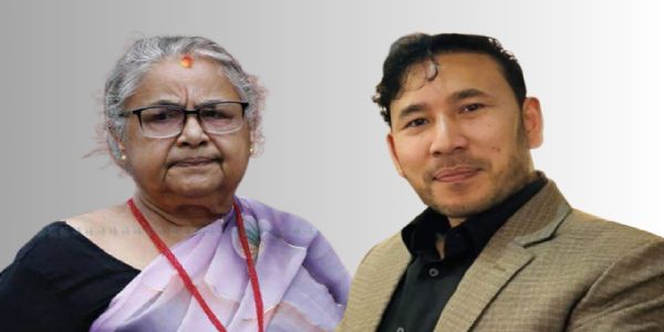 सुशीला कार्की और उनके निजी सचिव आदर्श श्रेष्ठ