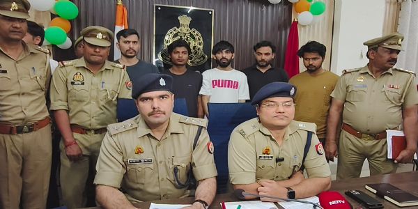 व्यापारी के अपहरण की योजना बनाने के आरोप में पांच आरोपित गिरफ्तार