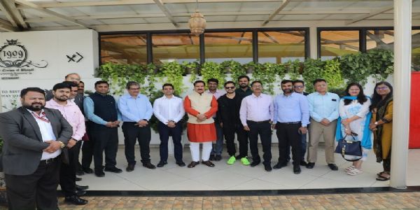 ग्लोबल स्किल्स पार्क में केंद्रीय कृषि यंत्र प्रशिक्षण संस्थान का प्रतिनिधिमंडल