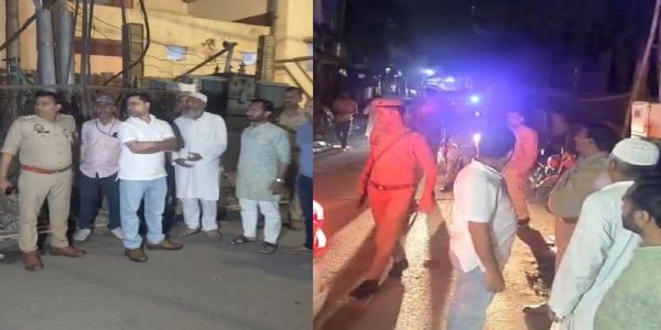 रमजान में अतिक्रमण पर कार्रवाई, आजमनगर बाजार बंद; पुलिस से नोकझोंक