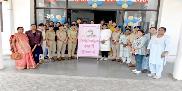 सागरः जांबाज महिला पुलिसकर्मियों का हुआ सम्मान, 