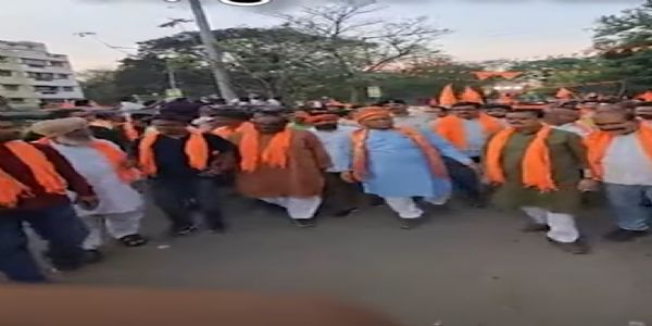 हिंदू नववर्ष शोभायात्रा से भगवामय हुआ शहर, गूंजा जय श्रीराम का नारा