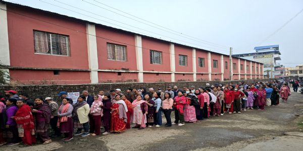 काठमांडू स्थित केन्द्रीय कारागार में कैदी