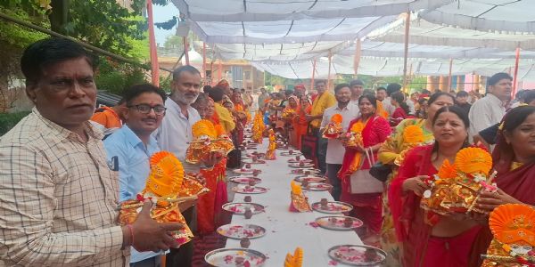 शहर में श्याम बाबा की 500 मूर्तियों का सामूहिक पूजन : प्राण प्रतिष्ठा के बाद भक्तों में की वितरित