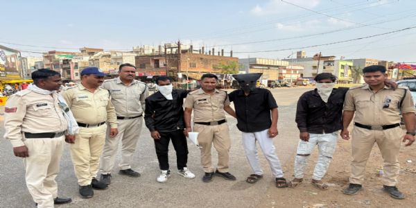 अशोकनगर: दहशत फैलाने वाले गिरोह के 3 गुर्गे दबोचे, खाकी का खौफ देख भूले रॉयल गिरी