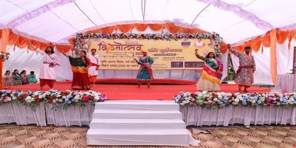 रीवाः पचमठा मंदिर में विक्रमोत्सव की धूम, नाट्य मंचन से जीवंत हुआ सम्राट विक्रमादित्य का युग