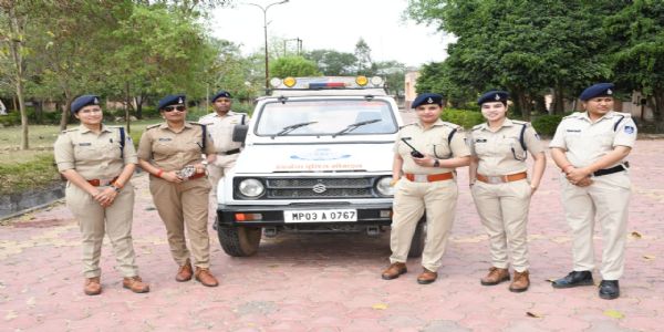 अशोकनगरः नवरात्रि पर मंदिरों के बाहर साये की तरह तैनात रहेगी निर्भया टीम