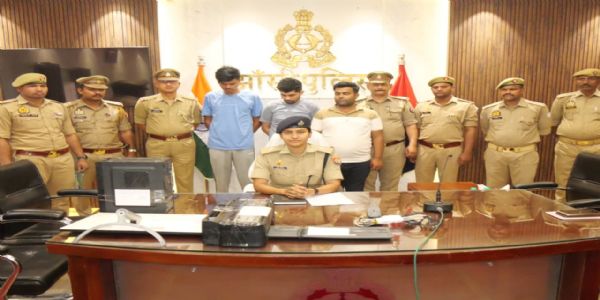 फर्जी दस्तावेज बनाकर फसल बीमा के रूपये हड़पने वाले तीन आरोपित गिरफ्तार, मास्टरमाइंड फरार