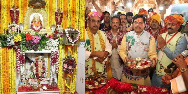 मप्रः मुख्यमंत्री ने निमाड़-मालवा के लोक देवता भीलट देव की पूजा-अर्चना कर सभी की समृद्धि के लिए कामना की