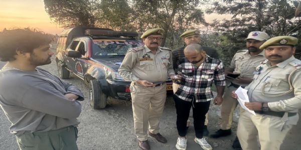 चिट्टे के साथ नशा तस्कर गिरफ्तार