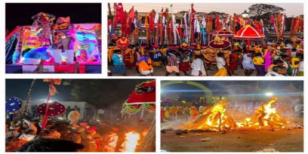 बस्तर की अनूठी होलिका दहन में भक्त प्रहलाद और होलिका हो जाते है गौण