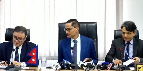 नेपाली विदेश मंत्रालय का पत्रकार सम्मेलन