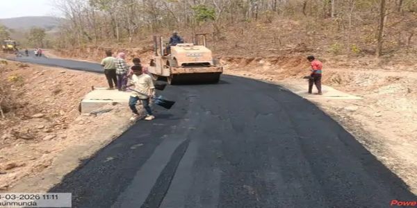 अंबिकापुर : सरगुजा में प्लास्टिक कचरे से बन रही सड़कें