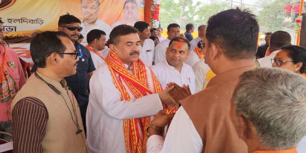 शुभेंदु ने लगाया पुलिस अधिकारी पर भाजपा नेता को तृणमूल में शामिल होने का दबाव बनाने का आरोप