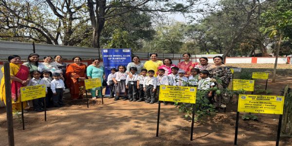 इनरव्हील क्लब की पहल से स्कूल में बना ग्रीन क्लासरूम