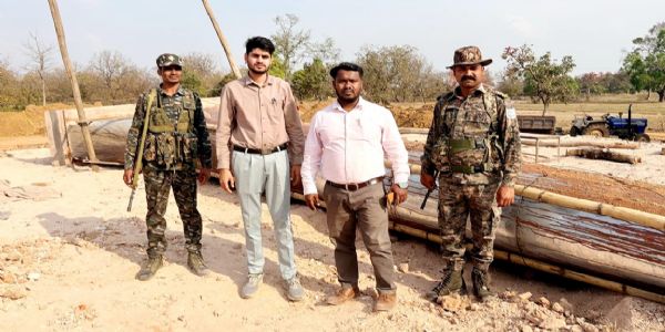 ईंट भट्टा ध्वस्त, 28 लाख का ईंट जब्त