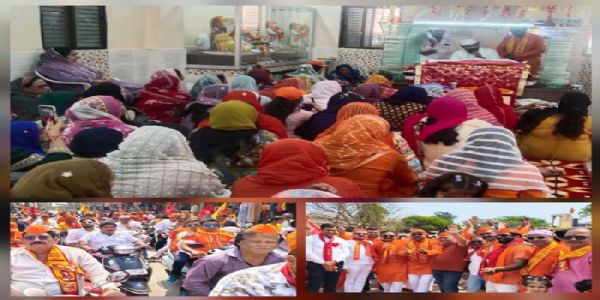 सिन्धी समाज ने झूलेलाल जन्मोत्सव पर निकाली दुपहिया वाहन रैली