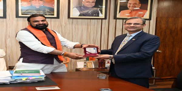 आरबीआई के गवर्नर से उपमुख्यमंत्री सम्राट चाैधरी की हुई मुलाकात