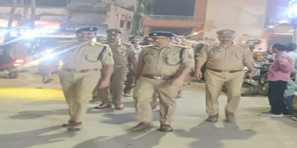 ईद व अलविदा की नमाज को लेकर पुलिस अलर्ट, शहर में सघन पैदल गश्त