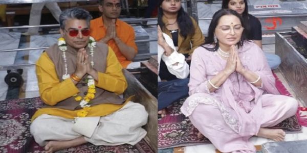 अभिनेता आशुतोष राणा और अभिनेत्री जयाप्रदा ने किए भगवान महाकाल के दर्शन