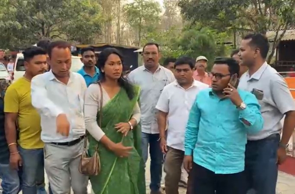 तृणमूल उम्मीदवार स्वप्ना बर्मन