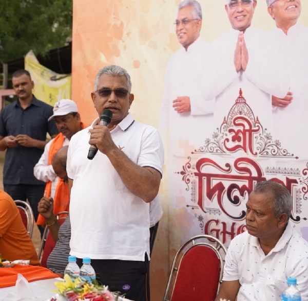 दिलीप घोष खड़ग़पुर में