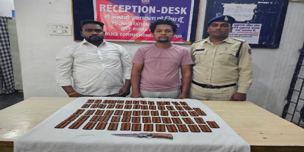 रायपुर : नशीली टेबलेट को खिलौने के बॉक्स में छिपाकर सप्लाई करने वाले दो आरोपित गिरफ्तार, 676 प्रतिबंधित नशीली टेबलेट व चाकू बरामद
