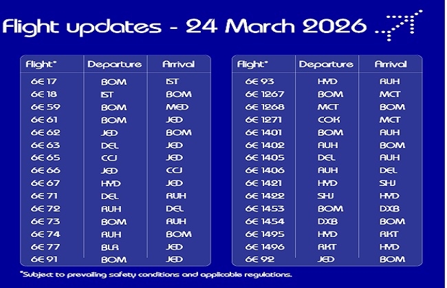 इंडिगो के लोगो का प्रतीकात्मक चित्र