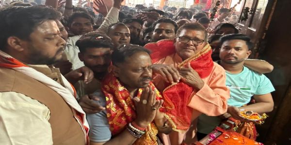 अंतरराष्ट्रीय हिन्दू परिषद राष्ट्रीय बजरंग दल ने की महाआरती