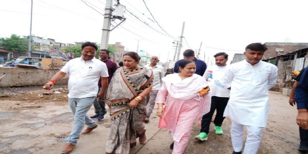 स्थायी समिति अध्यक्ष सत्या शर्मा ने नजफगढ़ जोन के नंगली सकरावती क्षेत्र का किया निरीक्षण