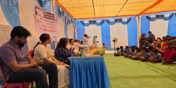 एचटीपीएस द्वारा भव्य स्वास्थ्य जागरूकता एवं चिकित्सा शिविर का आयोजन, 110 ग्रामीणों ने उठाया लाभ