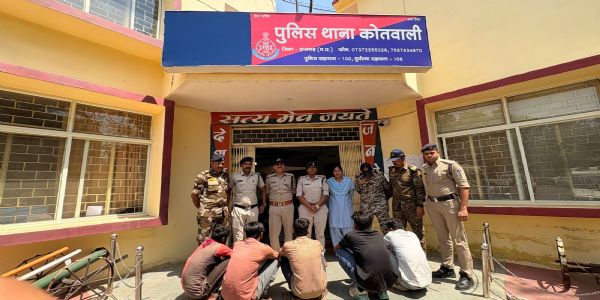 राजगढ़ः उर्स मेले में चोरी का प्रयास व फर्जी टिकट बिक्री, पांच युवक गिरफ्तार