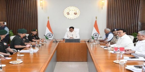 मुख्यमंत्री डॉ. मोहन यादव की अध्यक्षता में सैन्य अधिकारियों की बैठक हुई मुख्यमंत्री डॉ. मोहन यादव की अध्यक्षता में सैन्य अधिकारियों की बैठक हुई