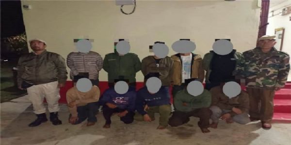 मणिपुरः तेंगनोपाल से गिरफ्तार प्रतिबंधित संगठन प्रीपाक (आरए) के 10 कैडर