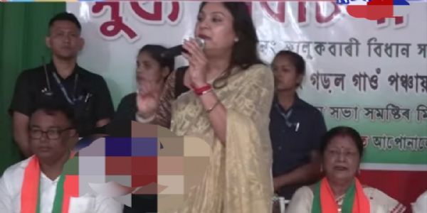 जालुकबाड़ी में मुख्यमंत्री डॉ. सरमा के लिए रिनिकी भुइयां ने चलाया चुनाव प्रचार