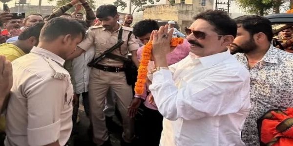 जेल से रिहा होने के बाद अनंत सिंह का 50 किमी लंबा रोड शो, बोले– साजिश के तहत फंसाया गया