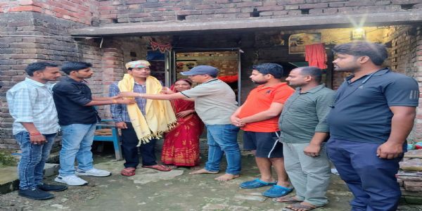 जिले का नाम रौशन करने वाले आदर्श ब्राह्मण महासभा द्वारा किया गया सम्मानित