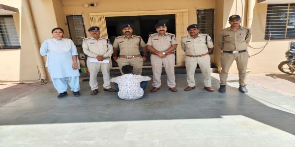 राजगढ़ः झगड़ा प्रथा के तहत राशि मांगने और धमकी देने वाला आरोपित 12 घंटे में गिरफ्तार