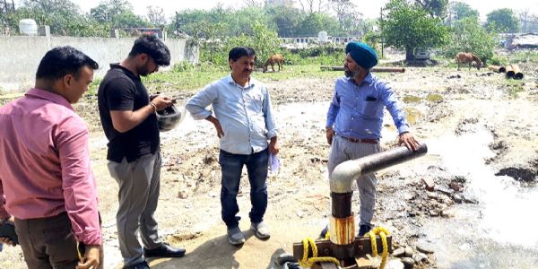 कुंभ-2027 की तैयारियों में तेजी, भूपतवाला में जलापूर्ति कार्यों का उप मेलाधिकारी ने किया निरीक्षण