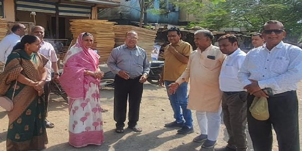 मंदसौरः भगवान महावीर जन्मकल्याणक महोत्सव 31 मार्च से, नपाध्यक्ष एवं सकल जैन समाज अध्यक्ष ने किया निरीक्षण