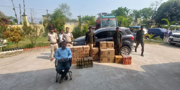 सुपौल में उत्पाद विभाग की बड़ी कार्रवाई, 404.36 लीटर शराब सहित अन्य नशीले पदार्थ जब्त