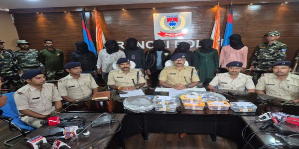 सब स्टेशन में हुई डकैती कांड का खुलासा, सात गिरफ्तार