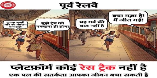 चलती ट्रेन में चढ़ना और उतरना हो सकता है जानलेवा