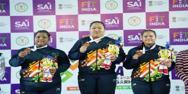 खेलो इंडिया ट्राइबल गेम्स 2026 के तहत 86 किलोग्राम भारोत्तोलन प्रतियोगिता महिला वर्ग