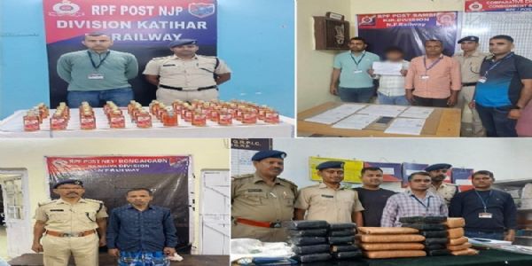 पूसीरे की आरपीएफ ने मार्च में बड़ी कार्रवाई कर यात्रियों की सुरक्षा की मज़बूत