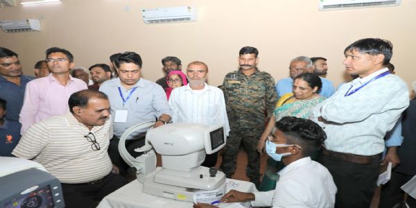 सक्षम संस्था जयपुर द्वारा जयपुर शहर में एक दिवसीय नेत्र जांच महा शिविर का आयोजन