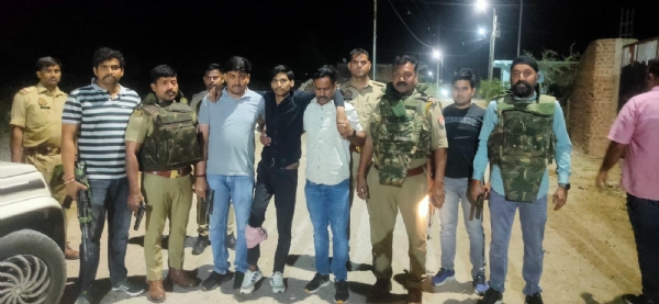 घायल आरोपित पुलिस गिरफ्त में