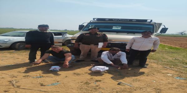 नूंह में हथियार तस्करी व गोकशी के दो आरोपी काबू